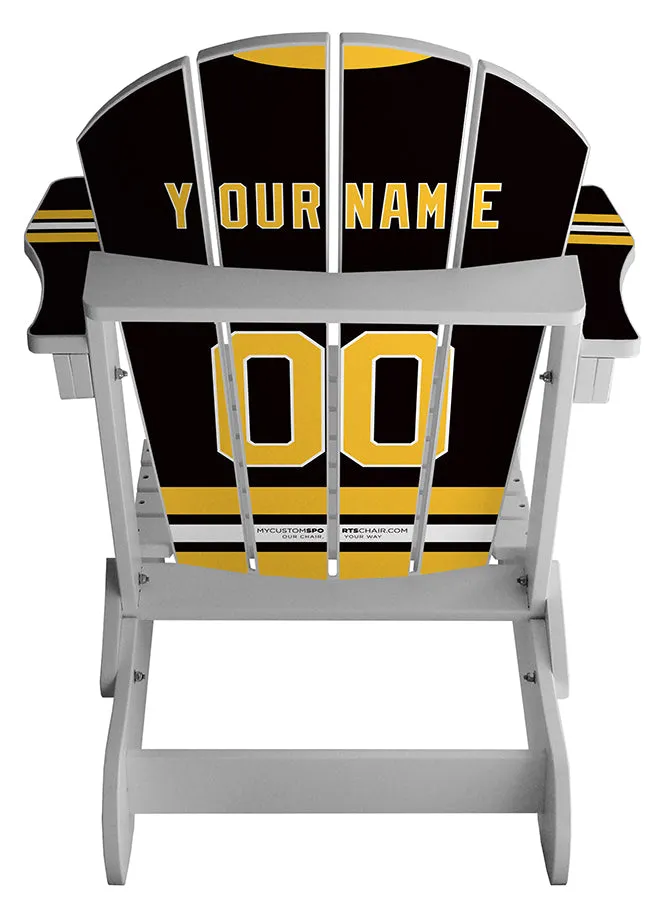 Vintage Boston Bruins™ Complete Custom with personalized name and number Jersey Chair Mini