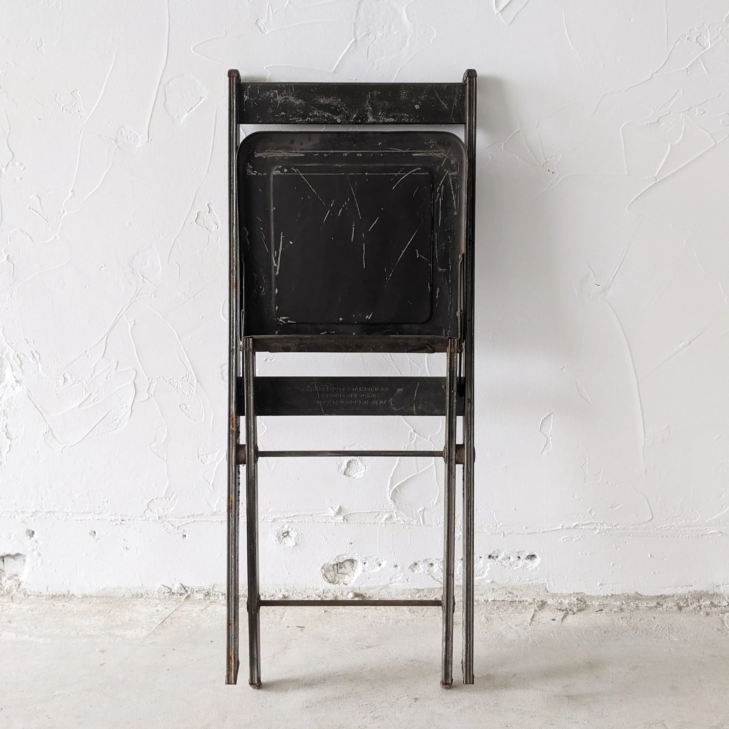 Vintage Green Folding Chair