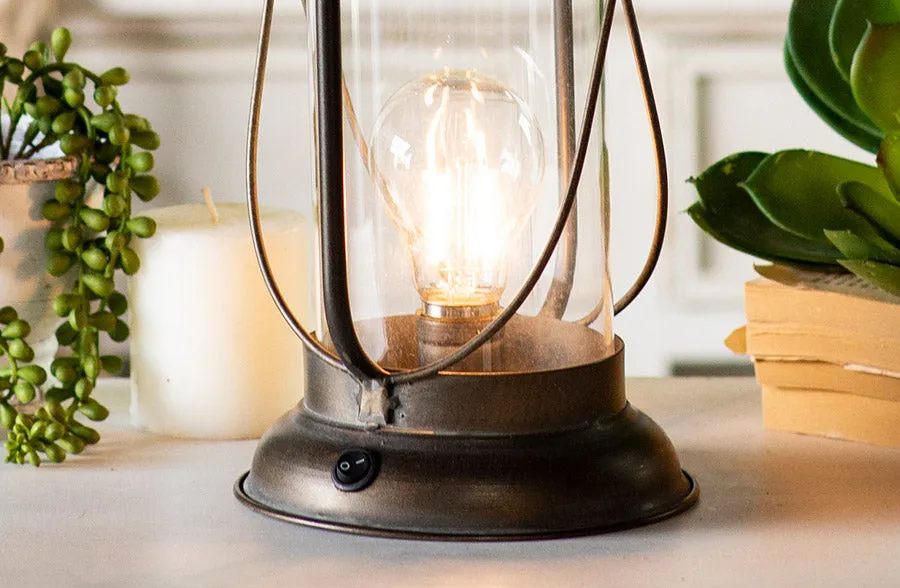 Vintage Metal LED Lantern