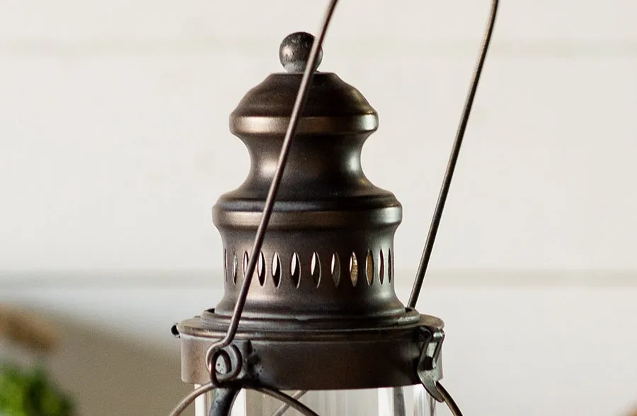 Vintage Metal LED Lantern