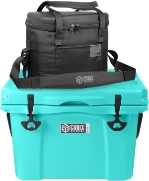 Viva Portable Rotomolded Hard Cooler, Heavy Duty Cooler Ice Chest, Insulated Cooler, Cold Retention for Travel, Beach, Camping, Fishing
