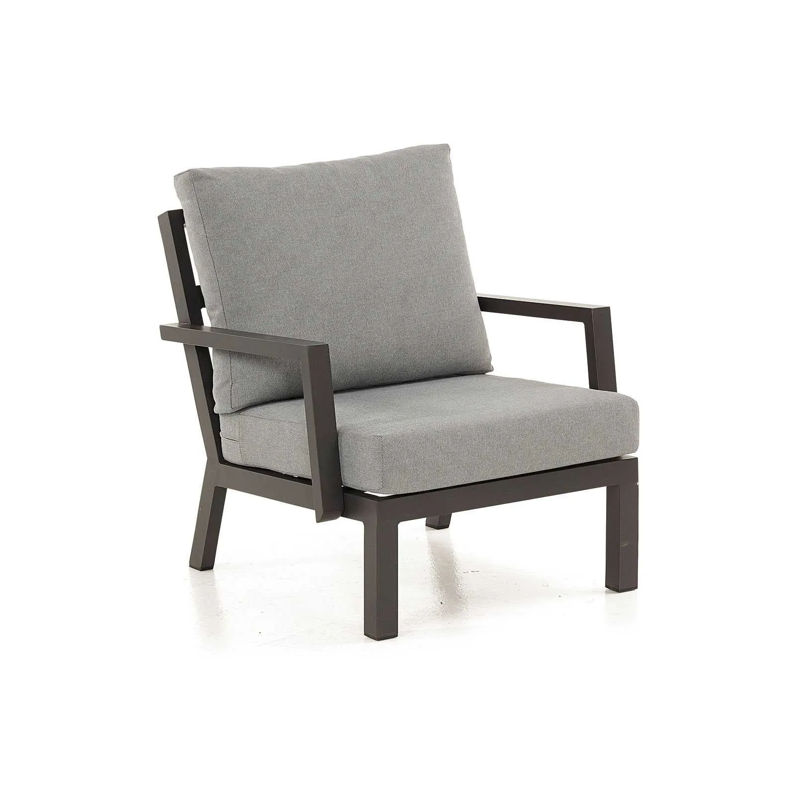 Vogue Aluminium Lounge Chair Grey | Nova