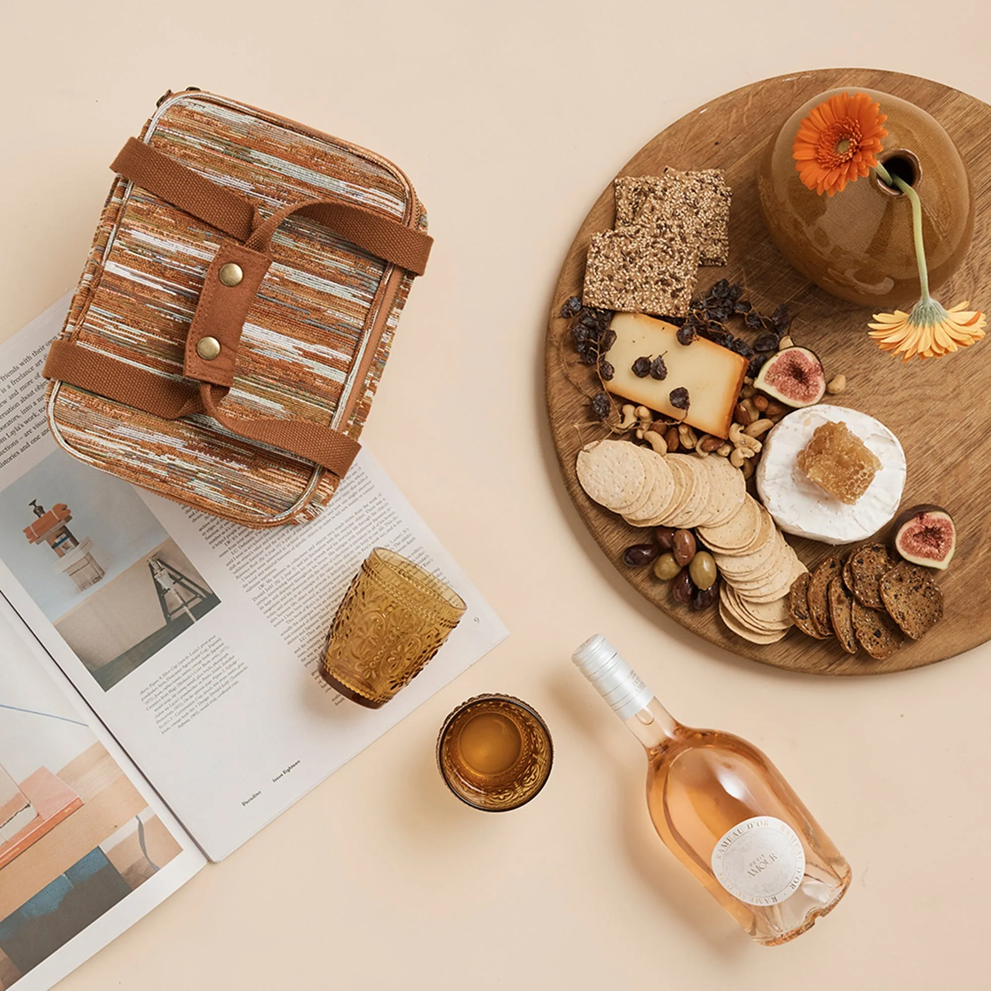 Wandering Folk Insulated Cooler Bag Mini - Ochre