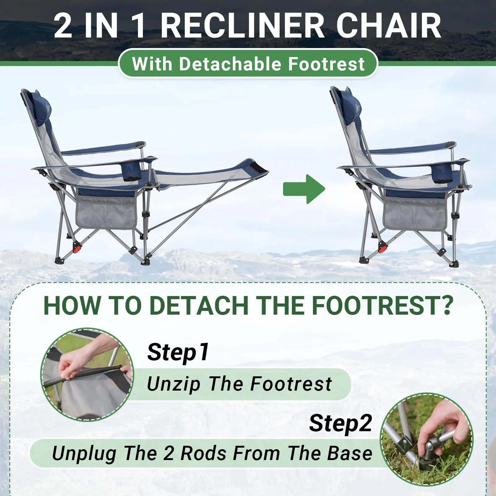 WEJOY FOLDING RECLINER CHA Folding Chair