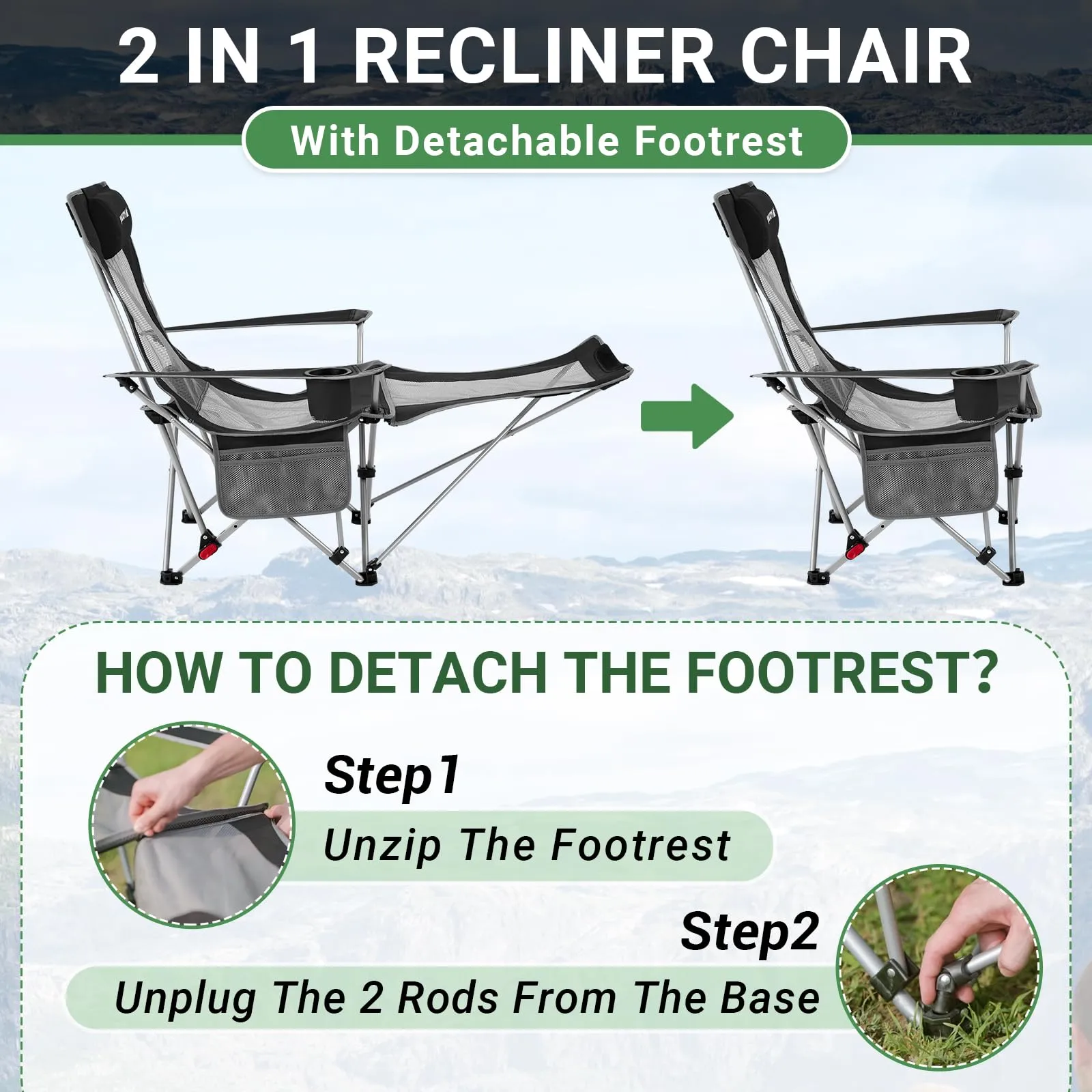 WEJOY FOLDING RECLINER CHA Folding Chair