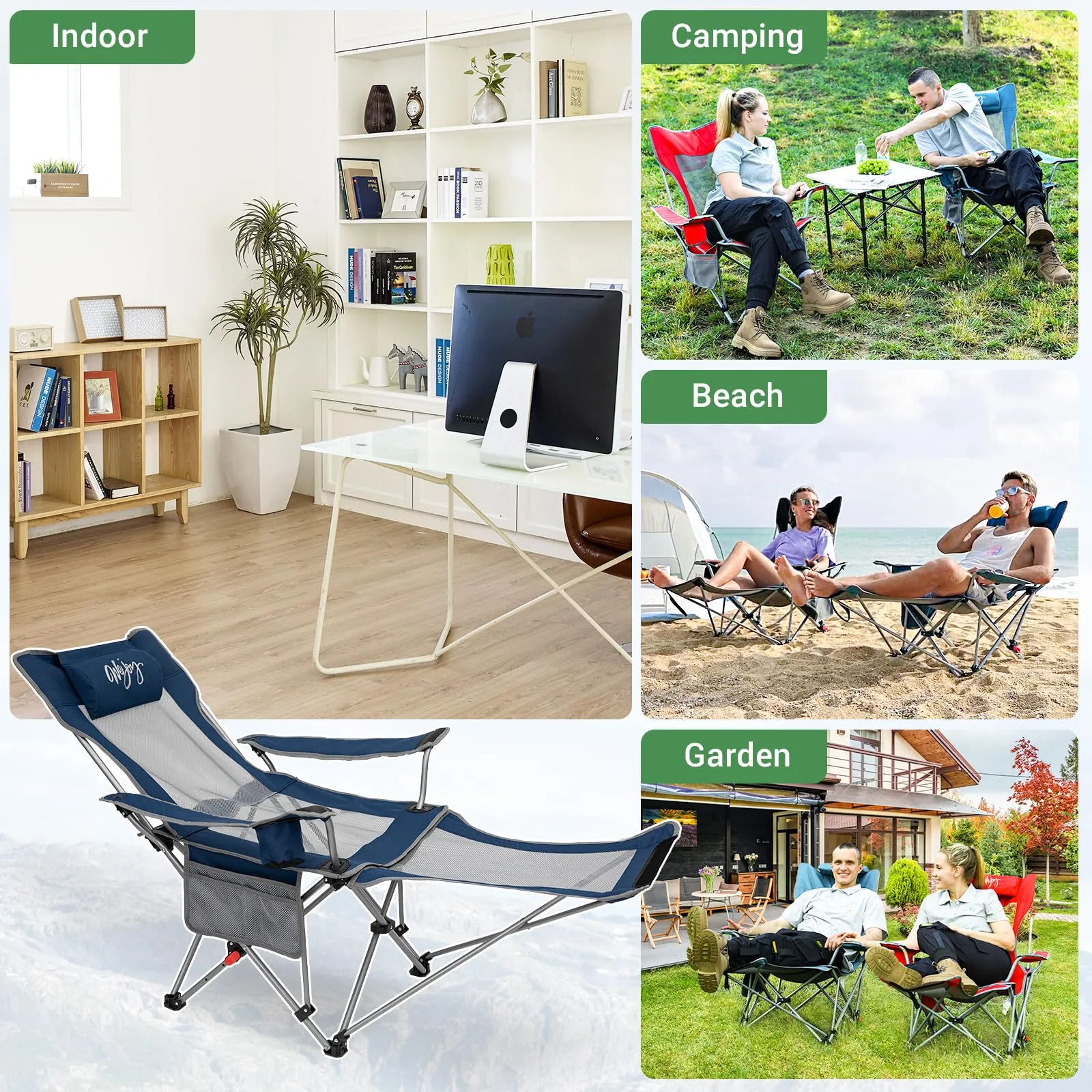 WEJOY FOLDING RECLINER CHA Folding Chair
