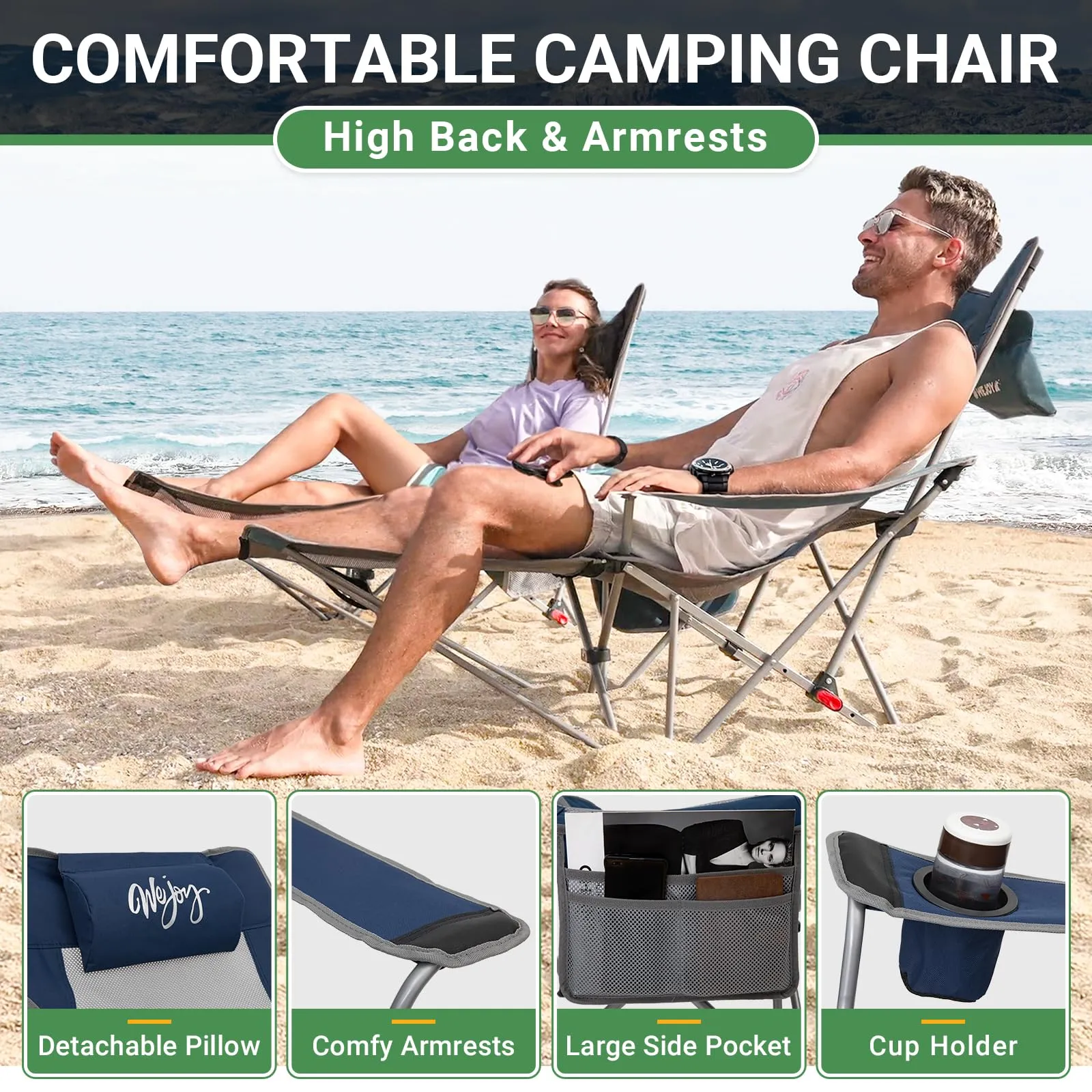 WEJOY FOLDING RECLINER CHA Folding Chair