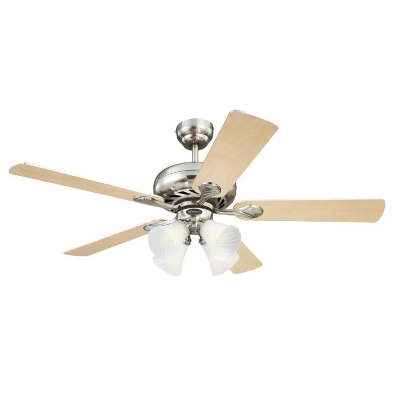Westinghouse Oasis 48 in. Oil Rubbed Bronze Brown LED Indoor and Outdoor Ceiling Fan