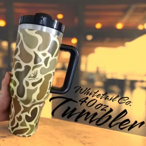 Whitetail Co. 40oz. Tumbler Old School Camo