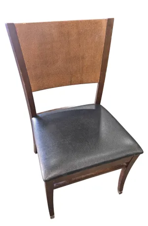 Wood/Vinyl Dining Chair