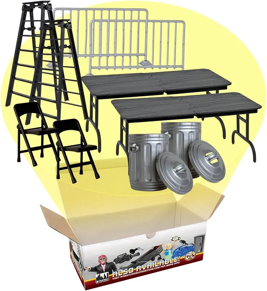 Wrestling Figure Accessory Set 2 for Wrestling Action Figures