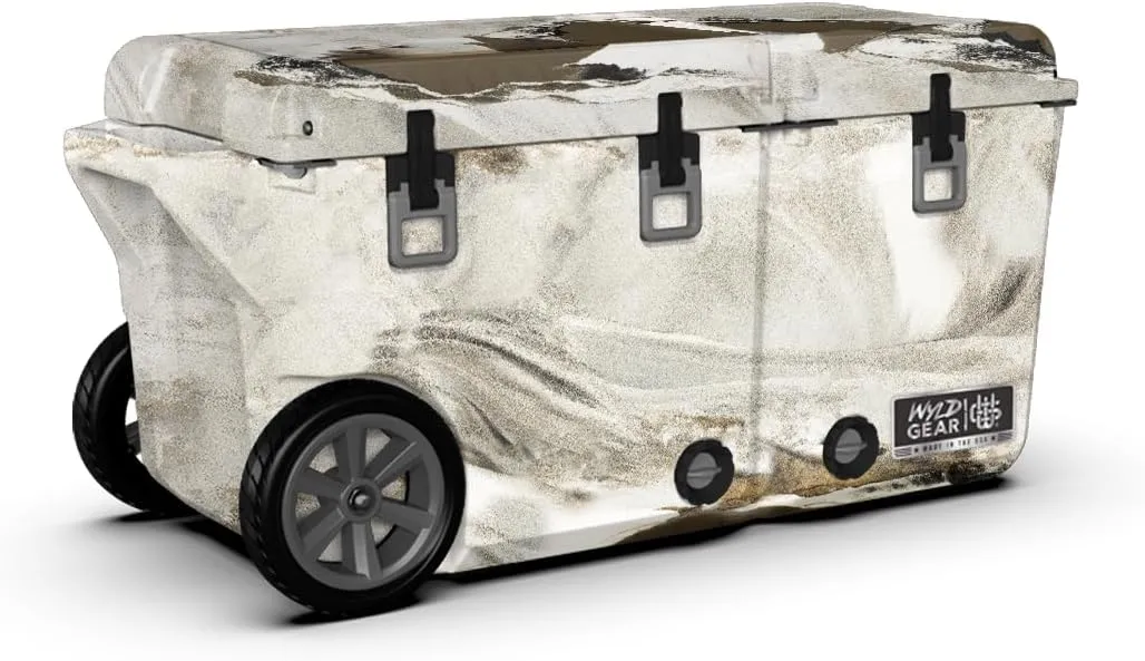 Wyld Gear 65qt Freedom Series Roto-Molded Cooler - Ice Chest - Heavy-Duty, High-Performance Ice Retention, Portable for Outdoor Adventures, Tailgating, and Camping