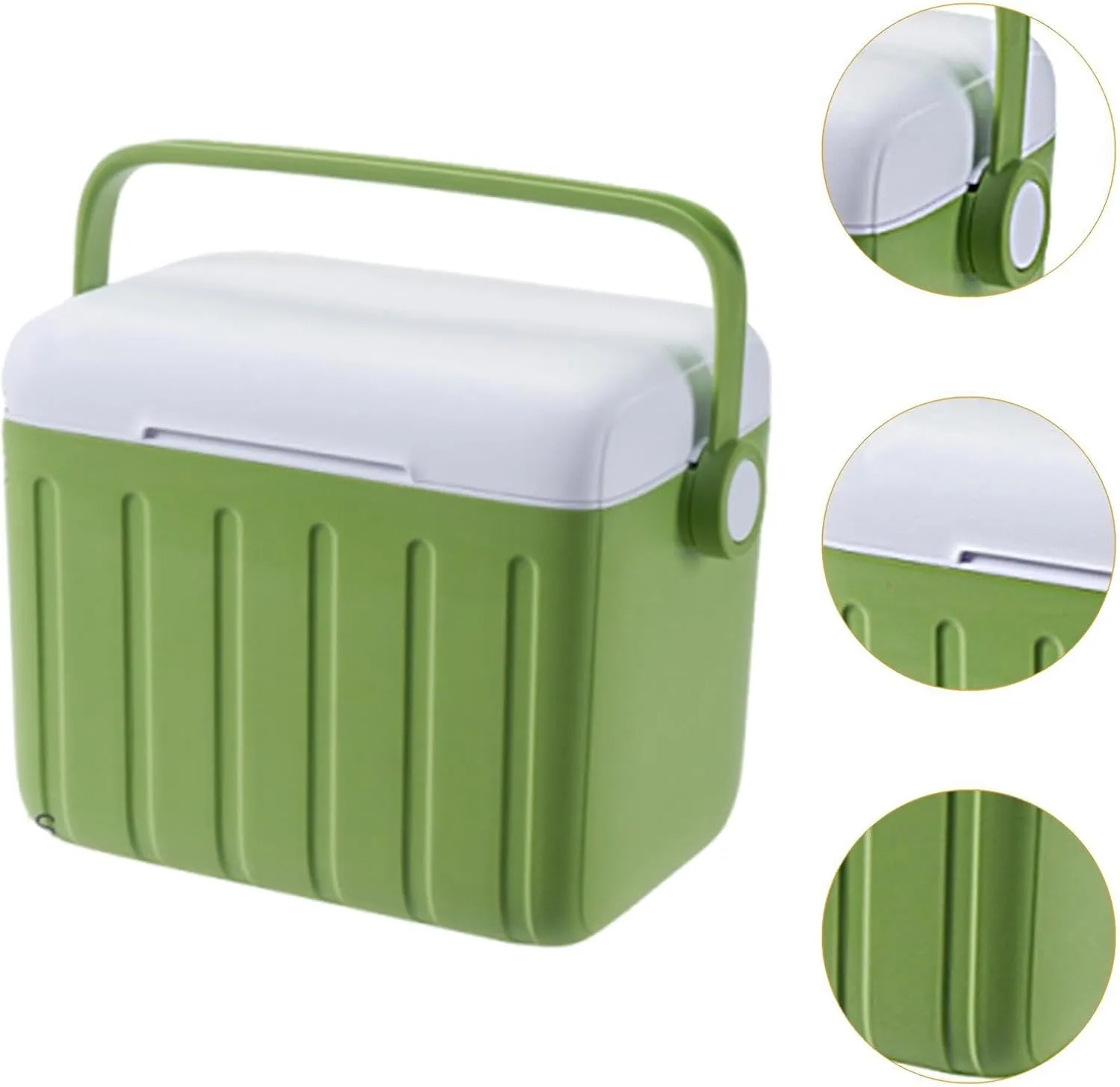 YIJU Insulated Cooler Box Storage Container Versatile Cold/Heat Preservation Cooler Ice Chest Box for Shipping Food Household BBQ