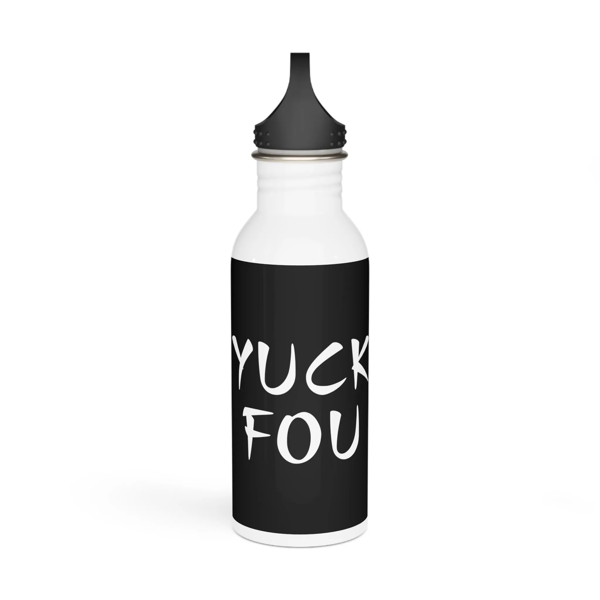 Yuck Fou Stylish Stainless Steel Water Bottle - Eco-Friendly, Durable, Perfect for On-the-Go
