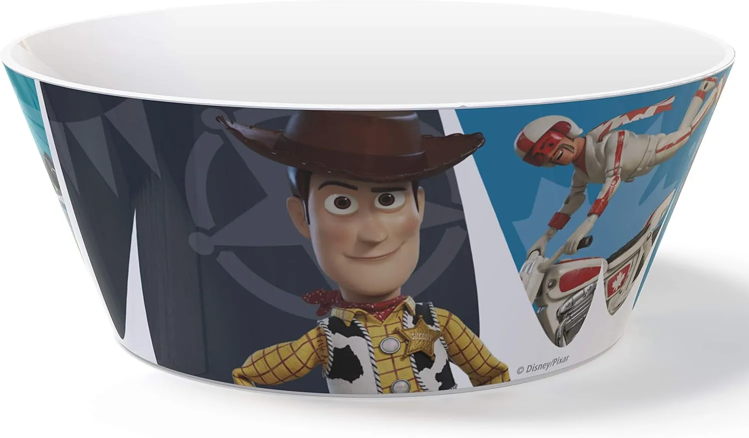 Zak Designs 5-Piece Dinnerware Set, Disney and Pixar Toy Story 4 - Durable Plastic & Stainless Steel - Includes Water Bottle, 8-Inch Plate, 6-Inch Bowl, Fork & Spoon - Suitable for Kids Ages 3 